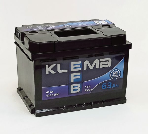 Акумулятор Klema EFB 6СТ-63Аз (0)