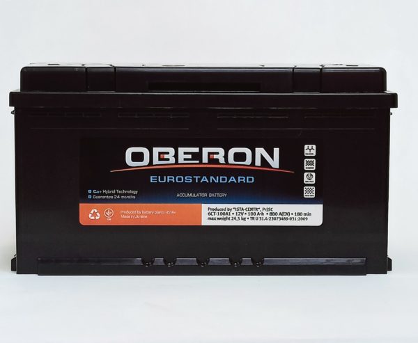 Акумулятор Oberon Eurostandard 6СТ-100Аз (0)