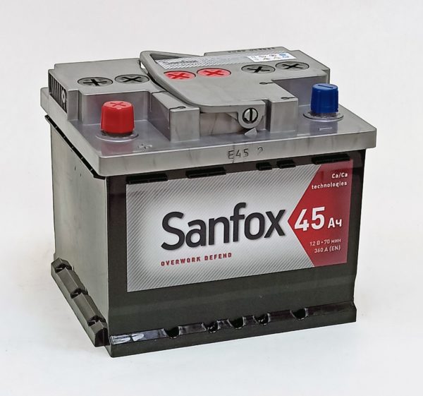 Акумулятор Sanfox 6СТ-45Аз (1)